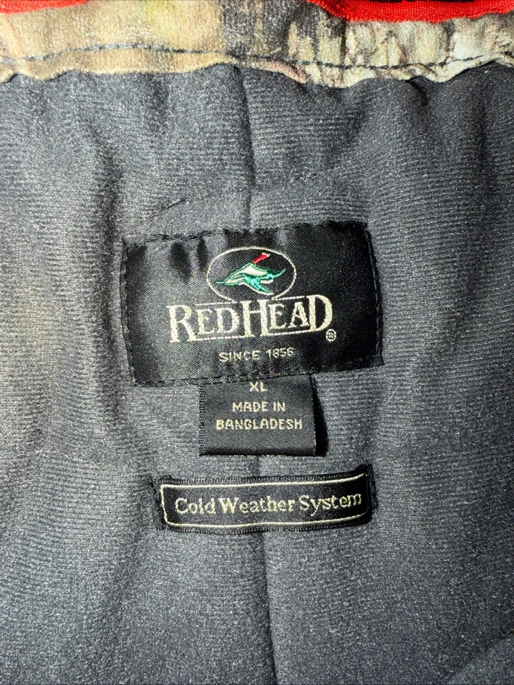 RedHead Hunting Pants Mens Size XL Camo Fleece Lined Cargo Cold Weather System